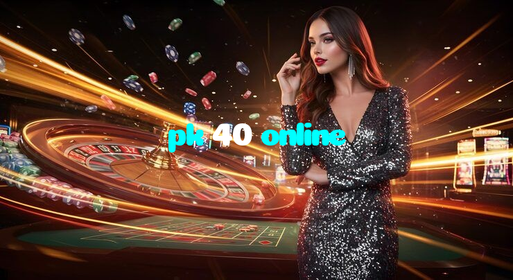 pk 40 online casino presented on mobile device in Pakistan with slots and live games