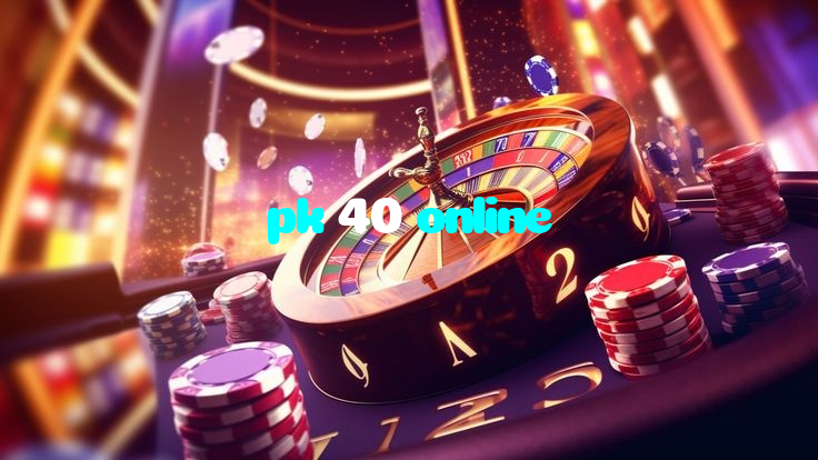 pk 40 online casino presented on mobile device in Pakistan with slots and live games